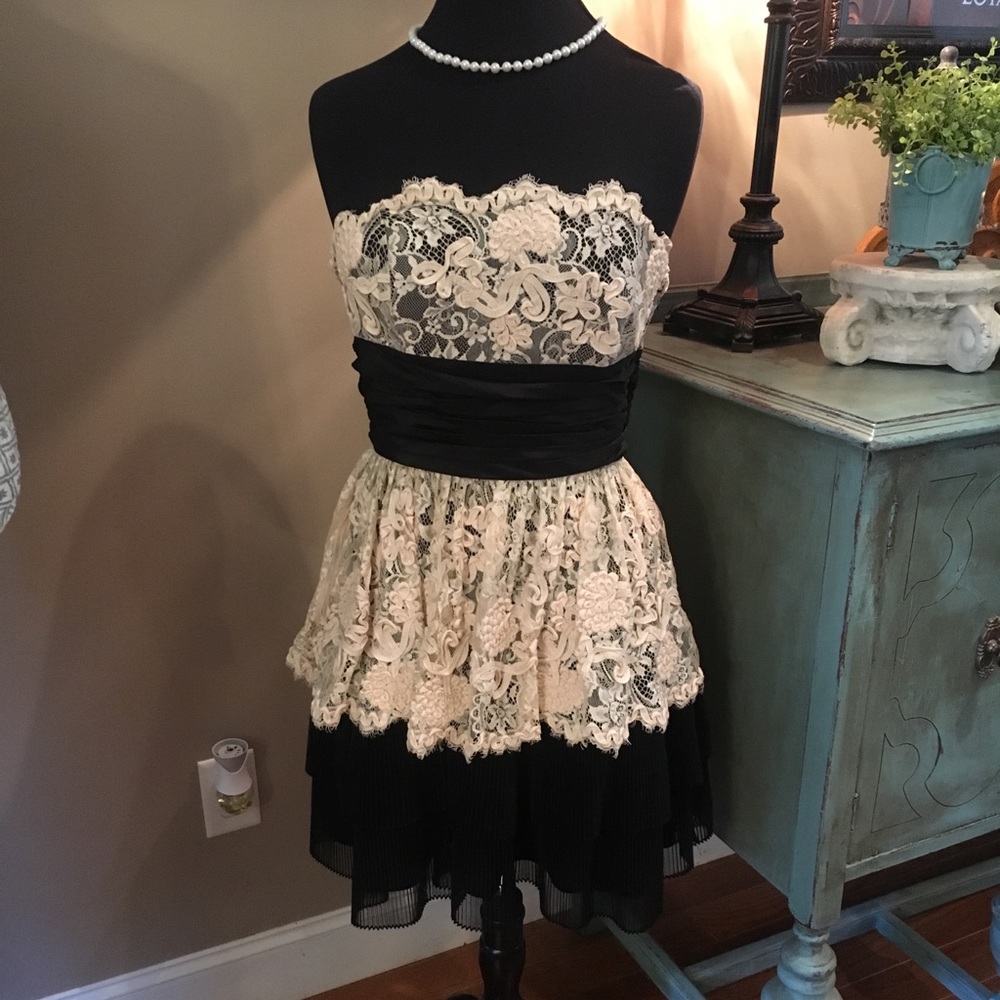 Lace and black Betsey Johnson dress